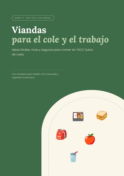 Tapa del bono Viandas